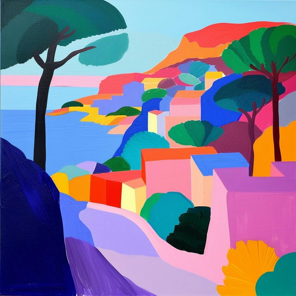 Abstract Travel Collection Monaco 1