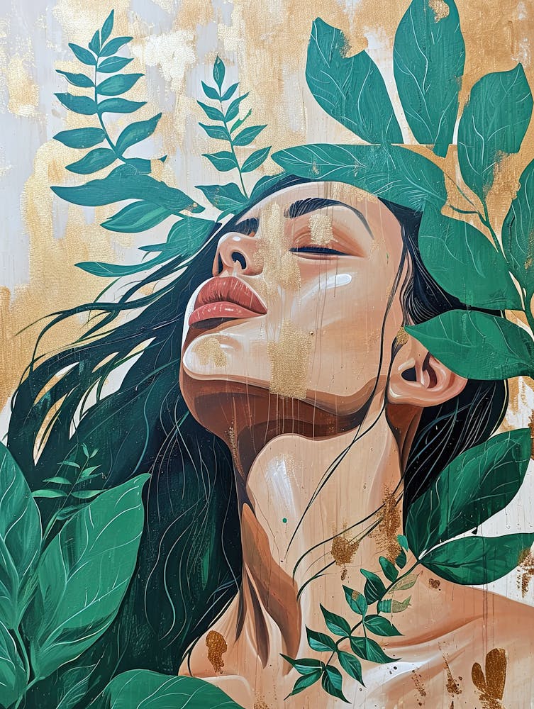 Mystic Moonrise, Boho Art Style