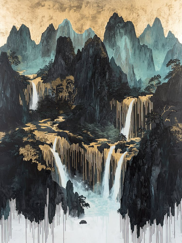 Pamir's Golden Peaks - Timeless Elegance