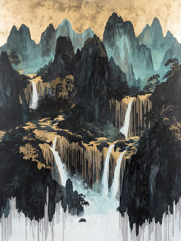 Pamir's Golden Peaks - Timeless Elegance