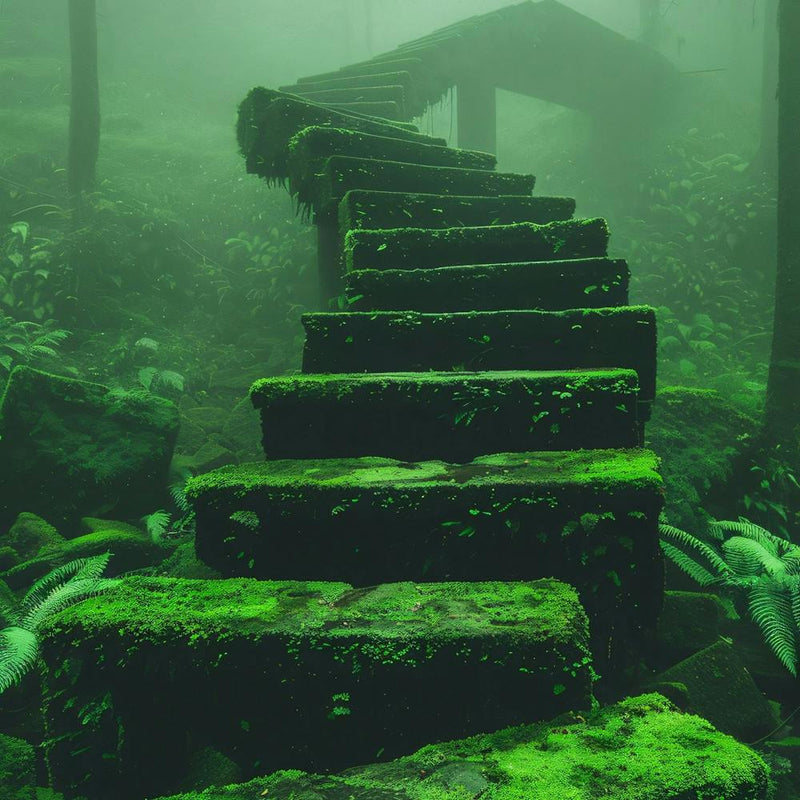 Stairway In The Forest