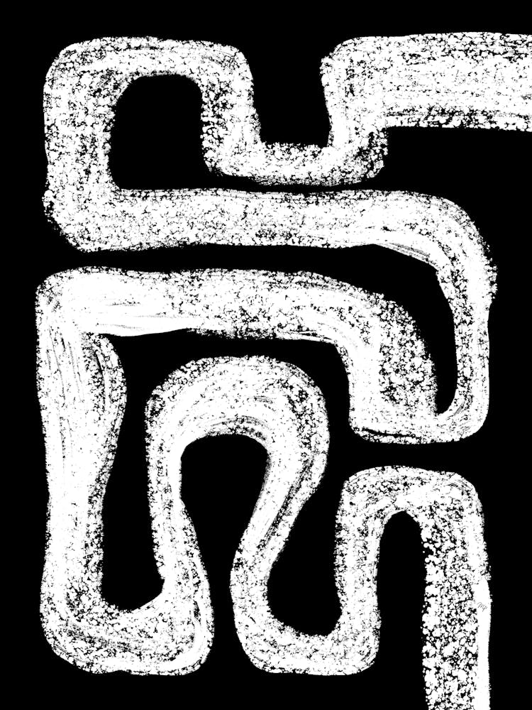 Abstract Black Maze 1