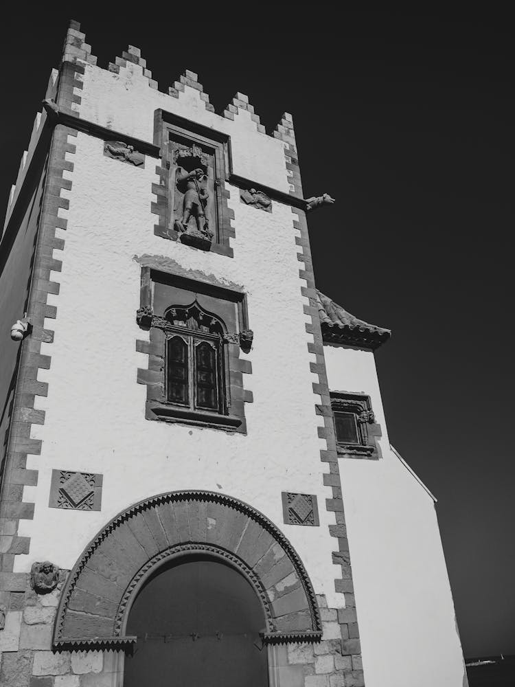 Black And White Church
