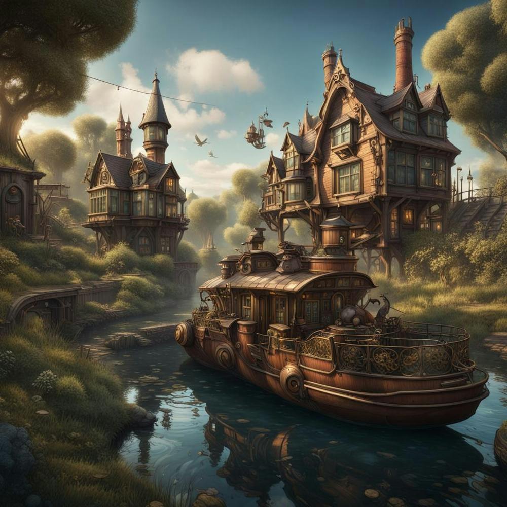Steampunk Village