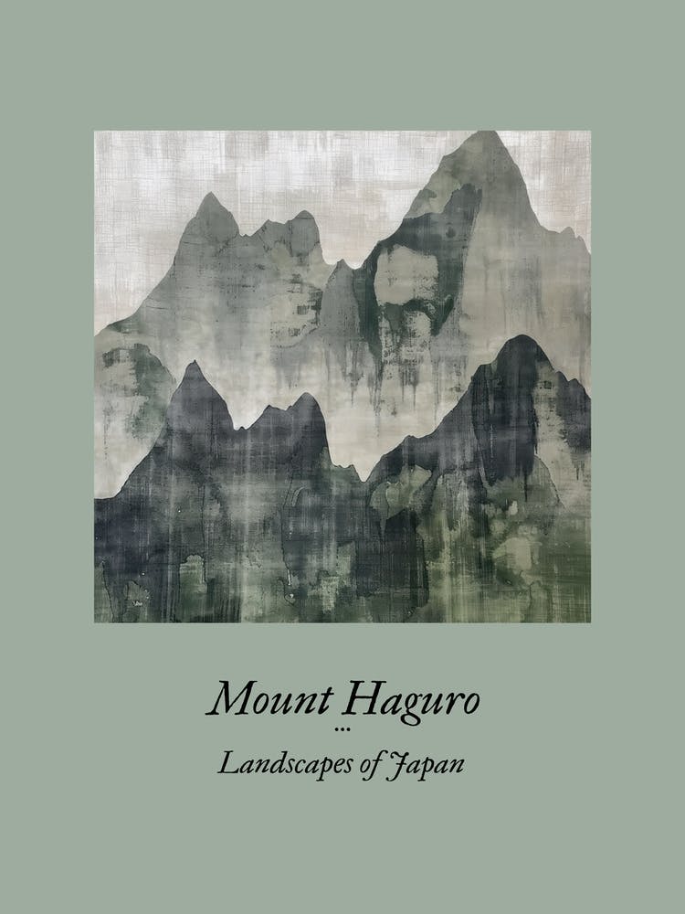 Landschaften Japans Mount Haguro