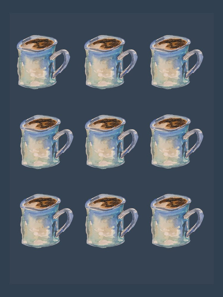 Coffee Lover Watercolour Illustration Kitchen Mugs