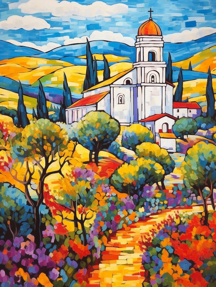 Assisi Italy 1 Fauvist Painting