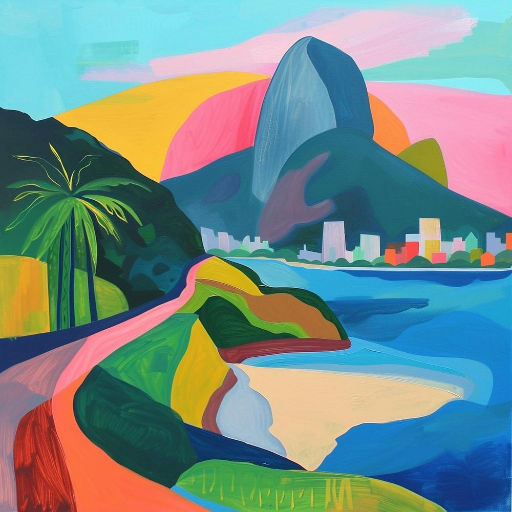 Abstract Travel Collection Rio De Janeiro Brazil 5