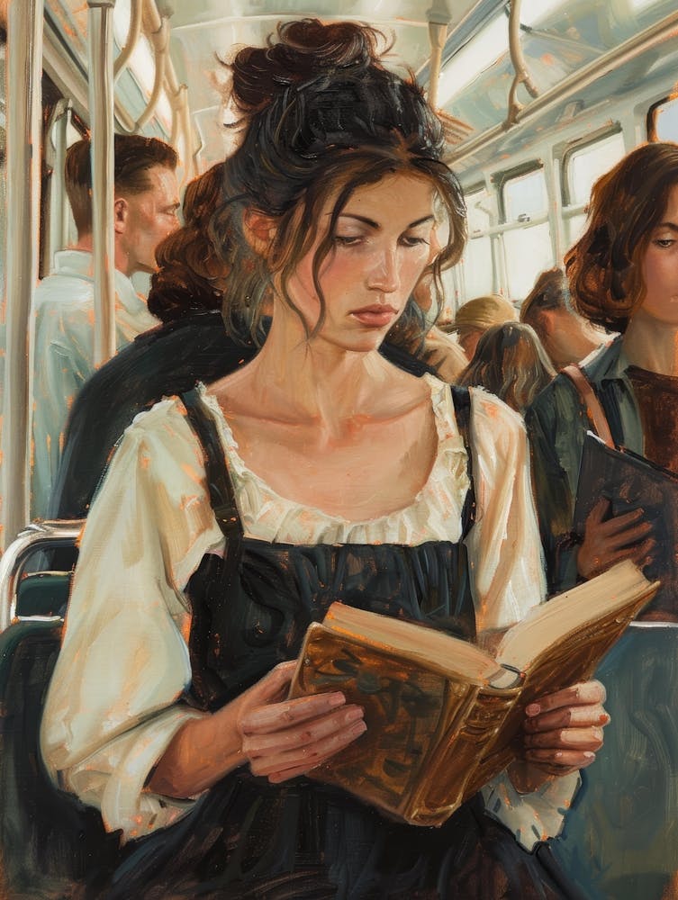 Reading On A Train
