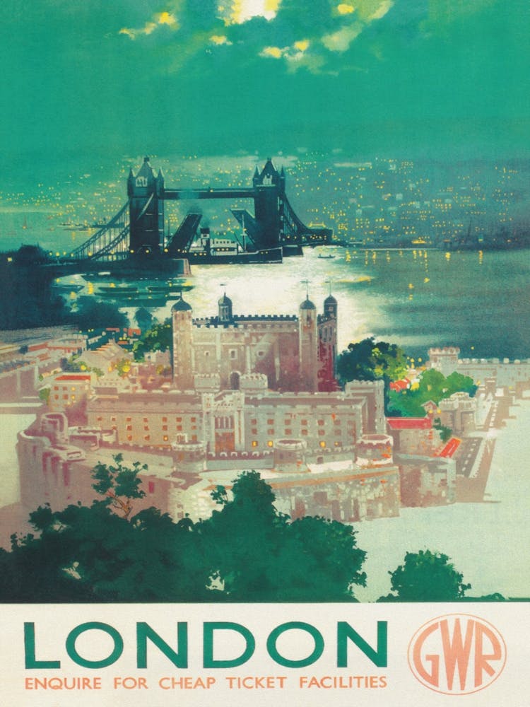 London Vintage Reiseposter