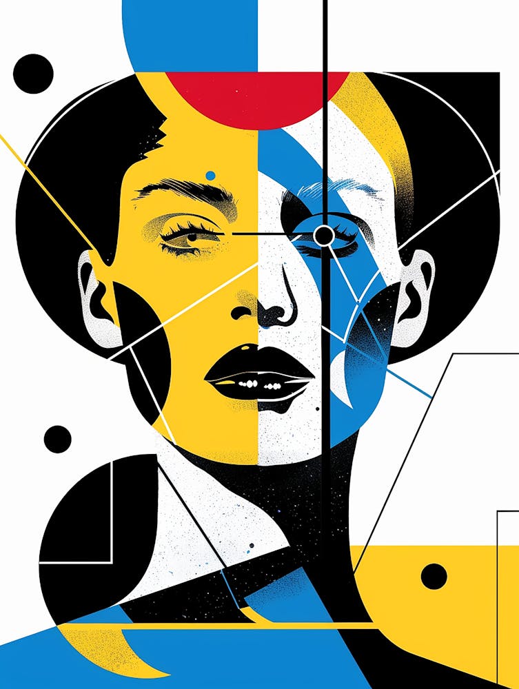 Abstract Portrait Of A Woman 1