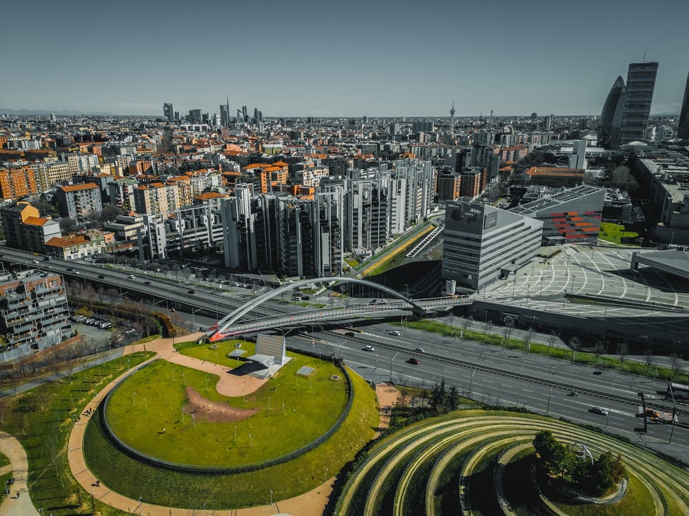 Milan - Impression de Voyage - Art Mural Paysage Urbain