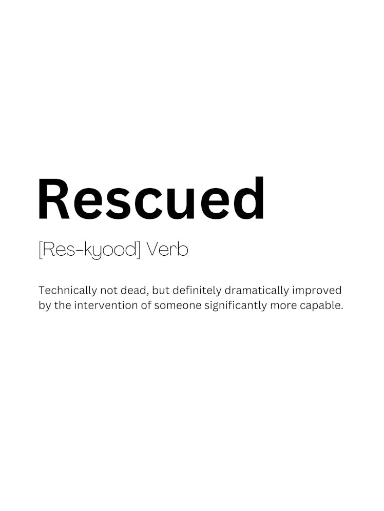 Rescued Definition Meaning