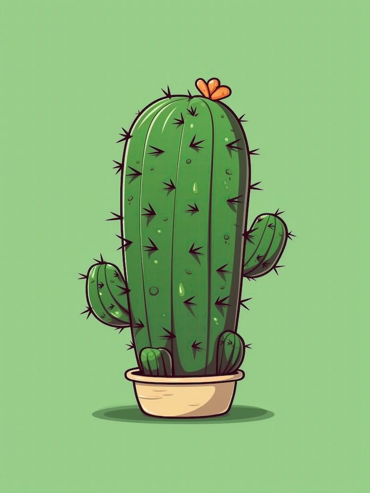 Bishops Cactus Illustration 6