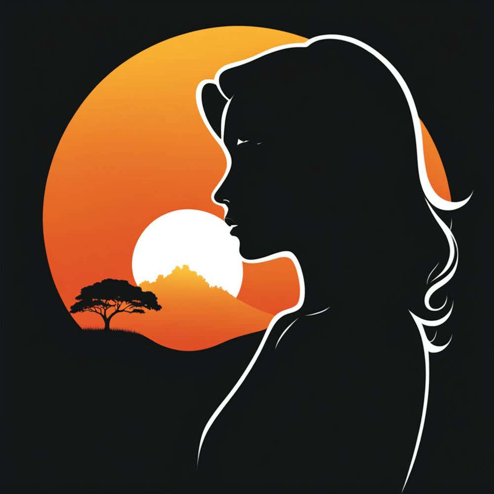 Silhouette Of A Woman 4