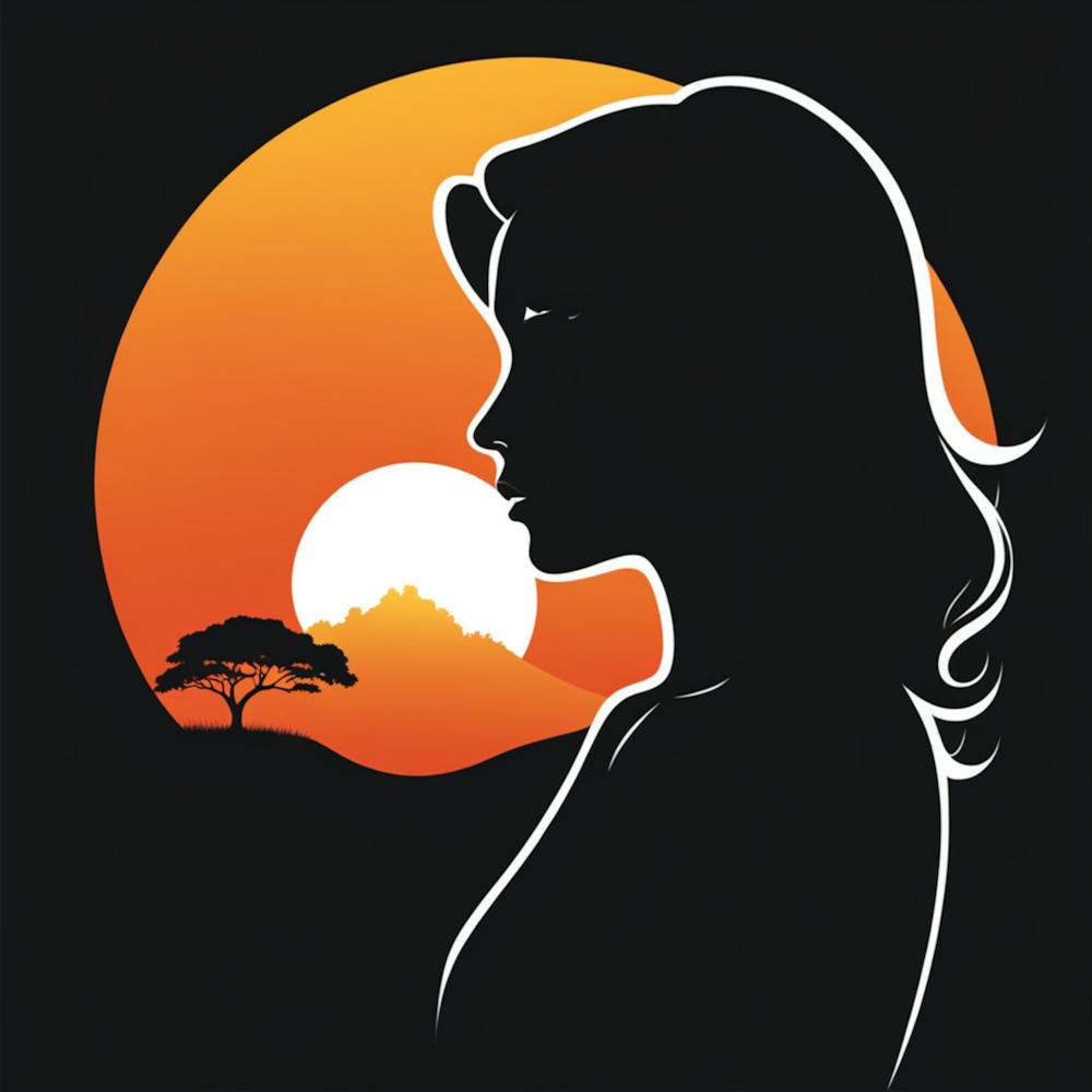 Silhouette Of A Woman 4