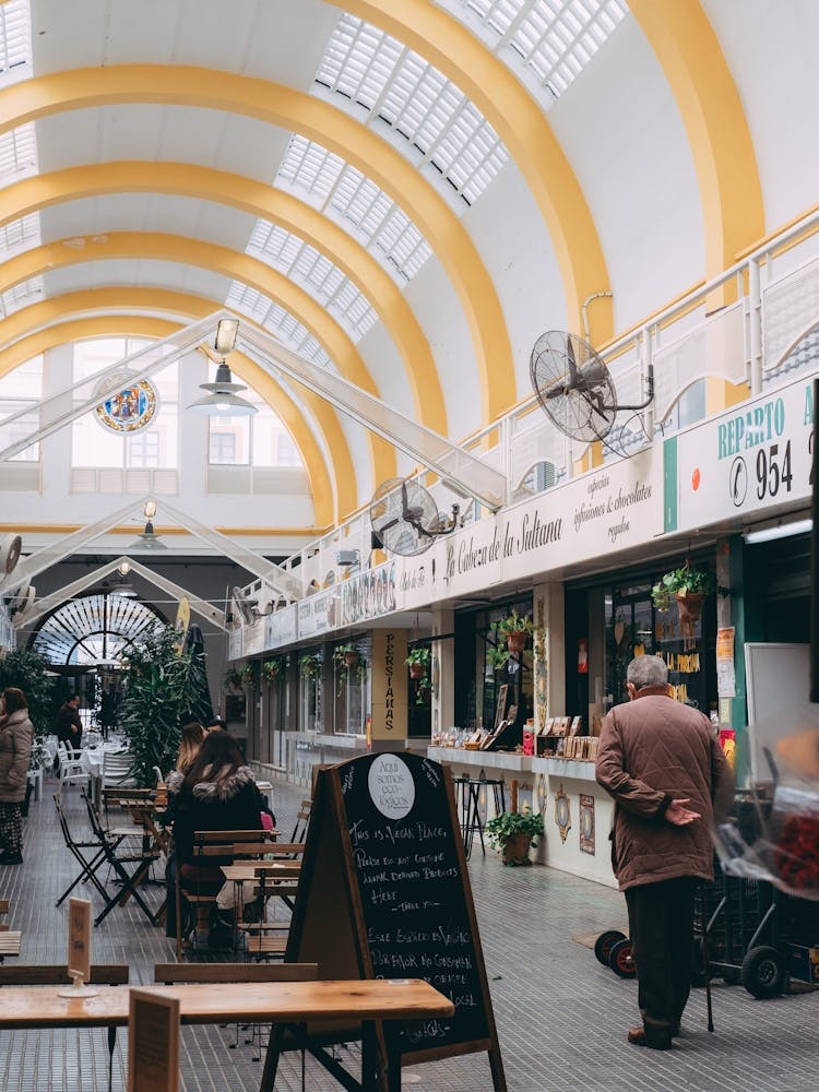 Yellow Stripes in Sevilla, Spain
