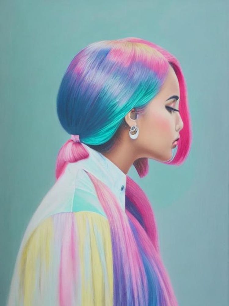 Becky G Colourful Illustration