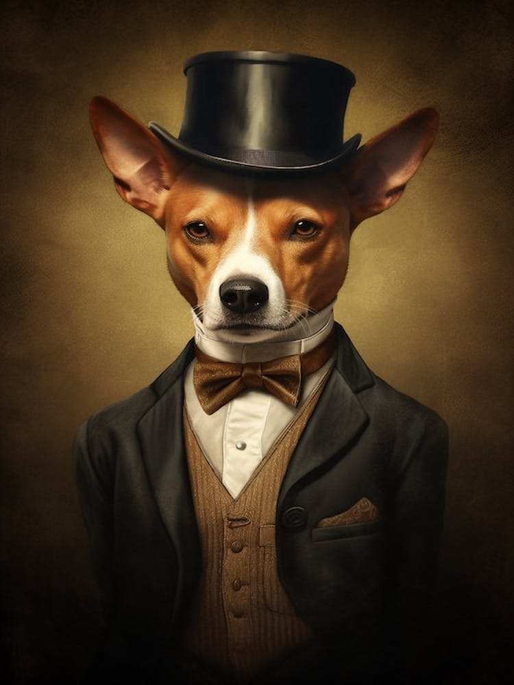 Gangster Dog Basenji Dog 4