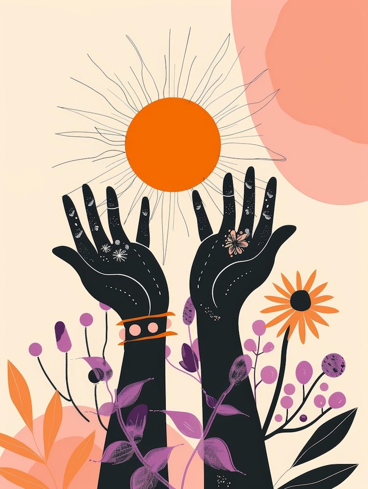 Hands Holding The Sun