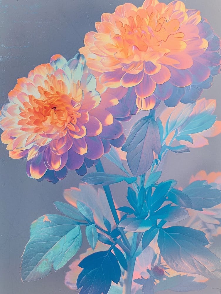 Iridescent Flower Marigold 2