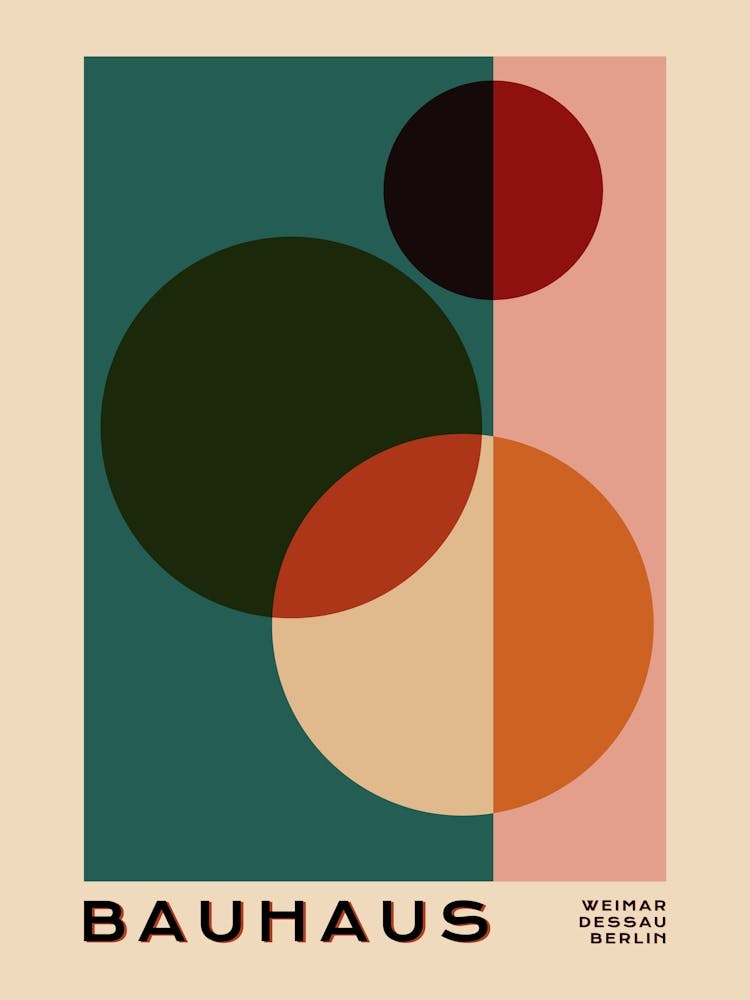 Bauhaus Retro Circles