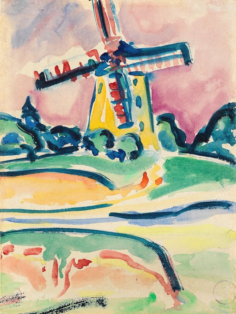 Windmill, Ernst Ludwig Kirchner