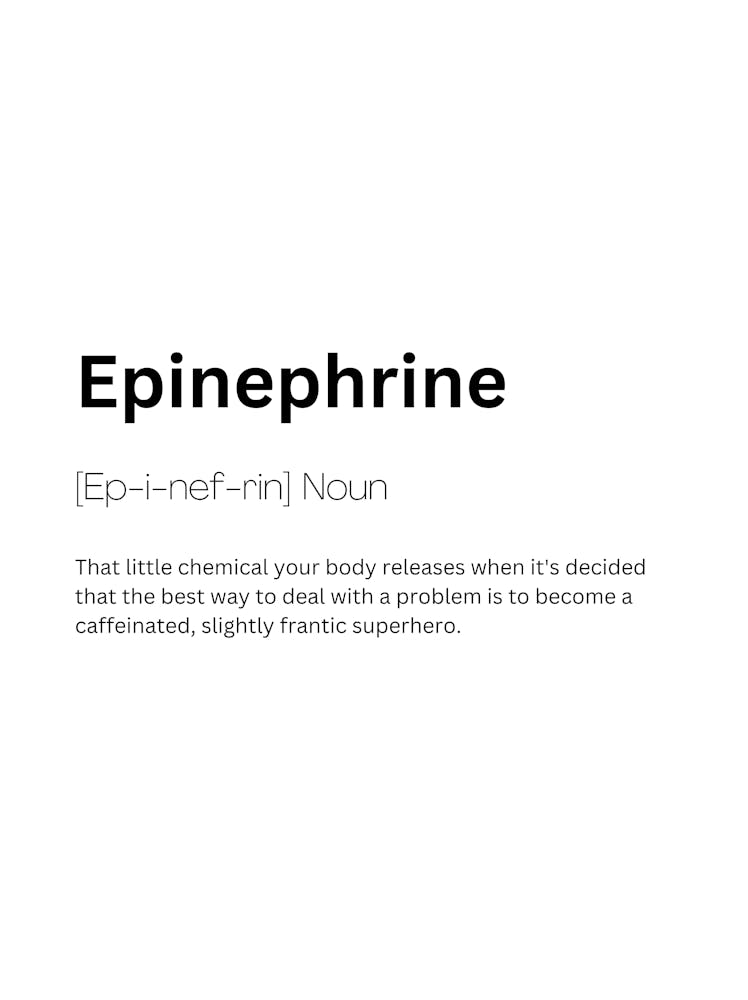 Épinéphrine - Définition et Signification 1