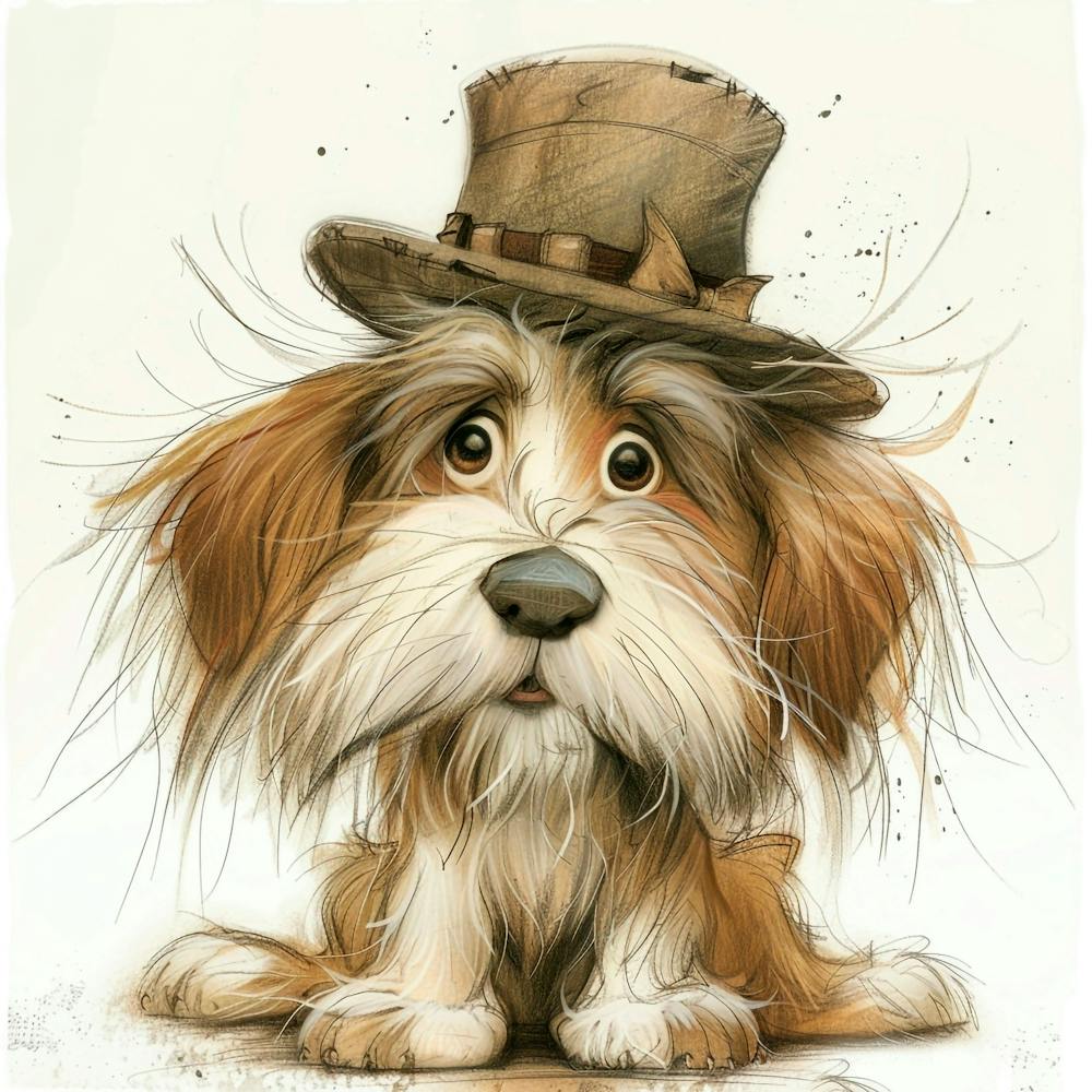 Dog In A Top Hat