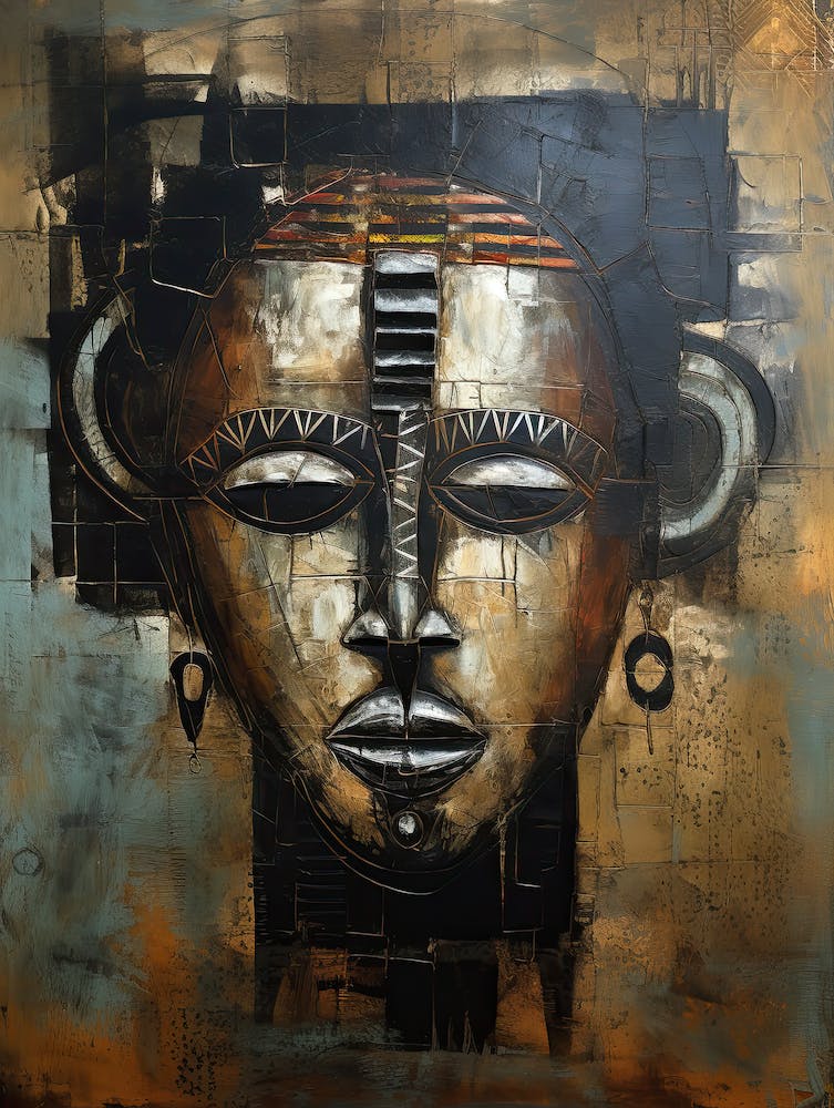 Visions Africaines Démasquées : Couleurs d'Héritage et de Mystère