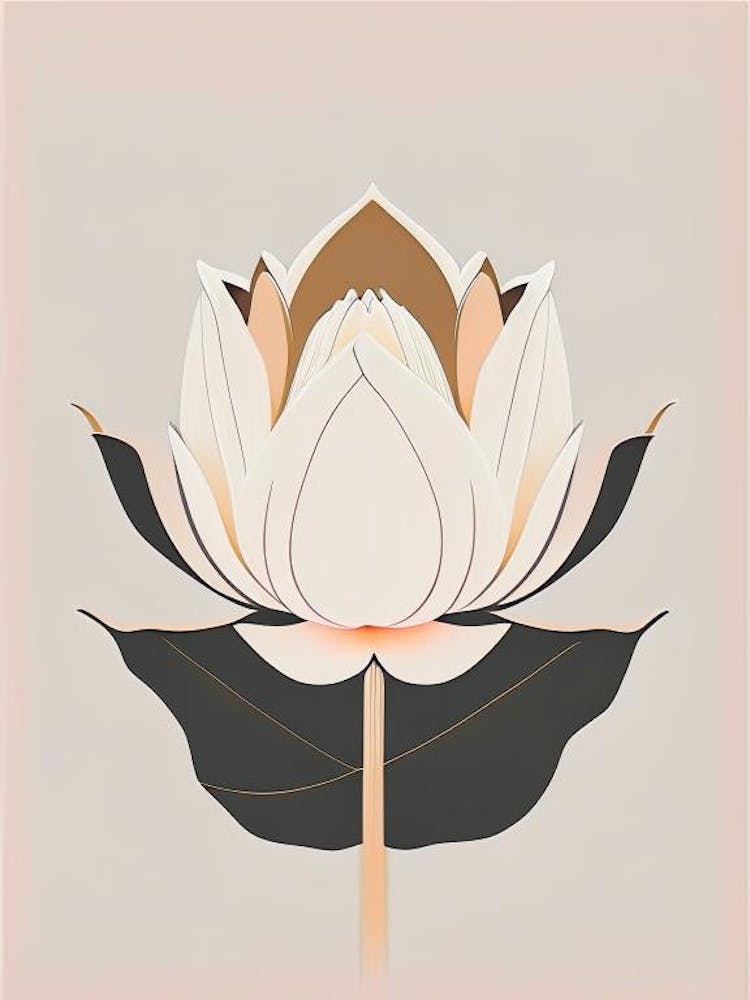 Giant Lotus Retro Minimal 1