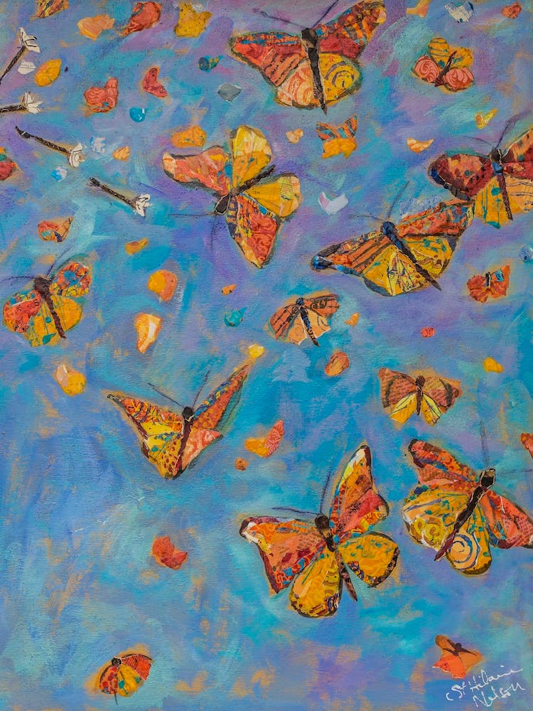 Monarch Butterfly Artwork Migration
