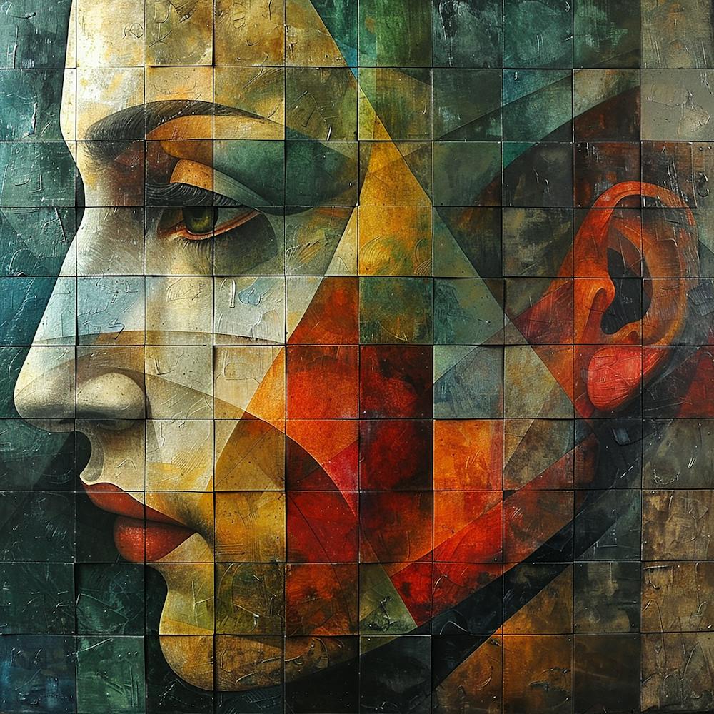 Abstract Portrait Of A Woman 12