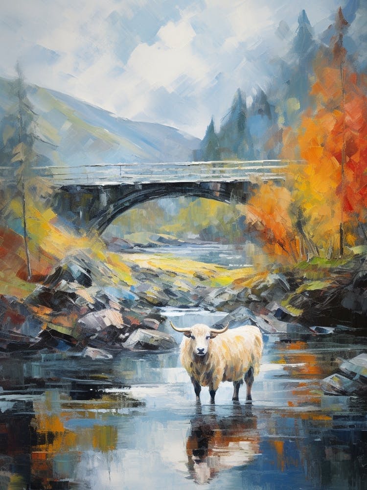 Highland Sheep In Glen Etive 2