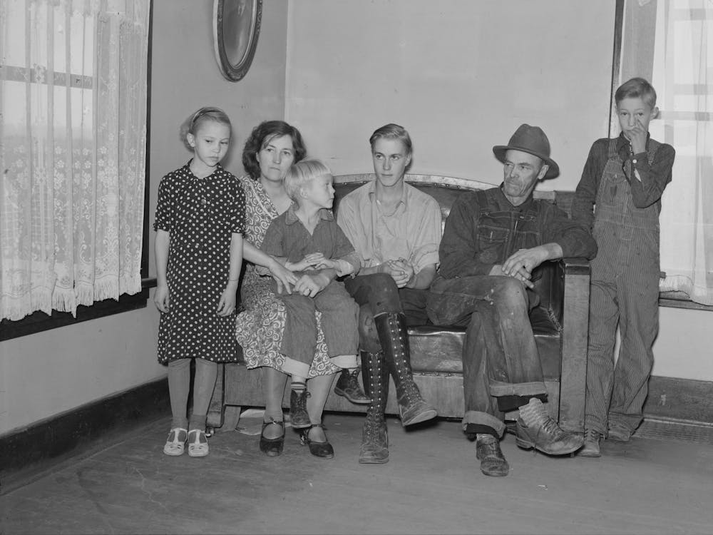 A O Ryland And Family Have Quit Farming For The Present, Near Williston, North Dakota By Russell Lee