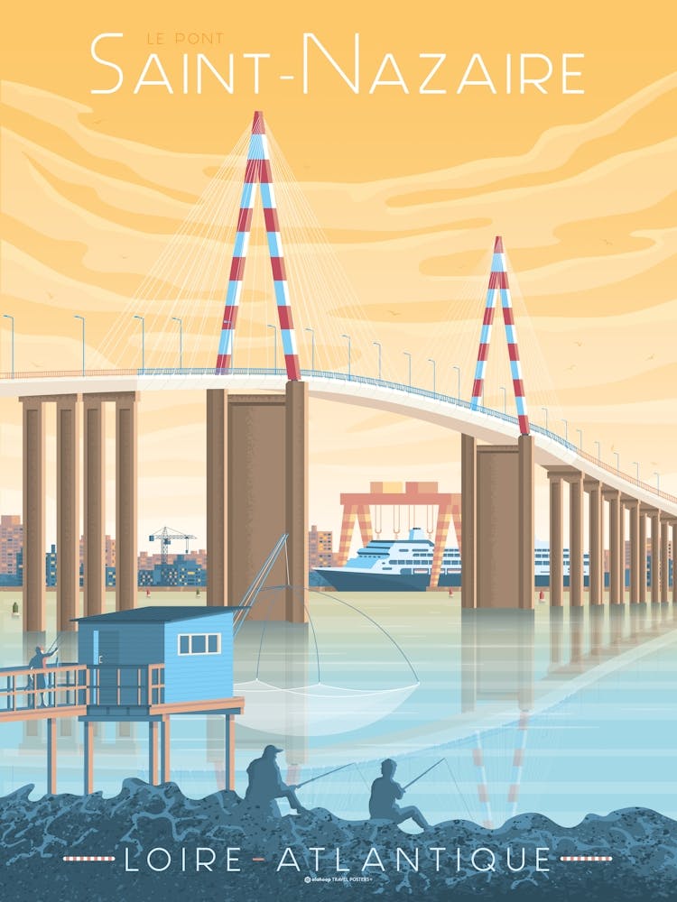 Le Pont Saint-Nazaire France