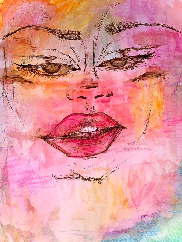 The girl with a character 1