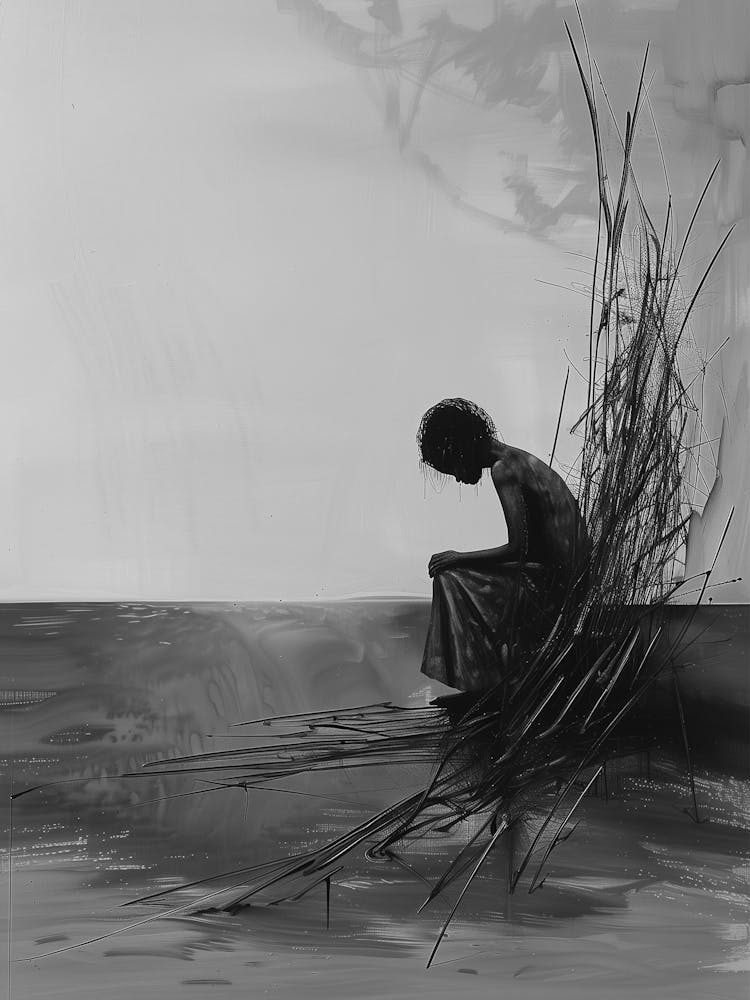 Black And White Painting 2