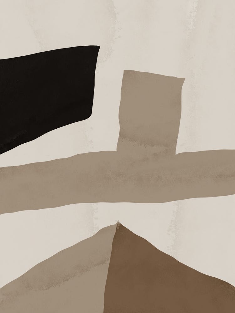 Peinture Abstraite en gris