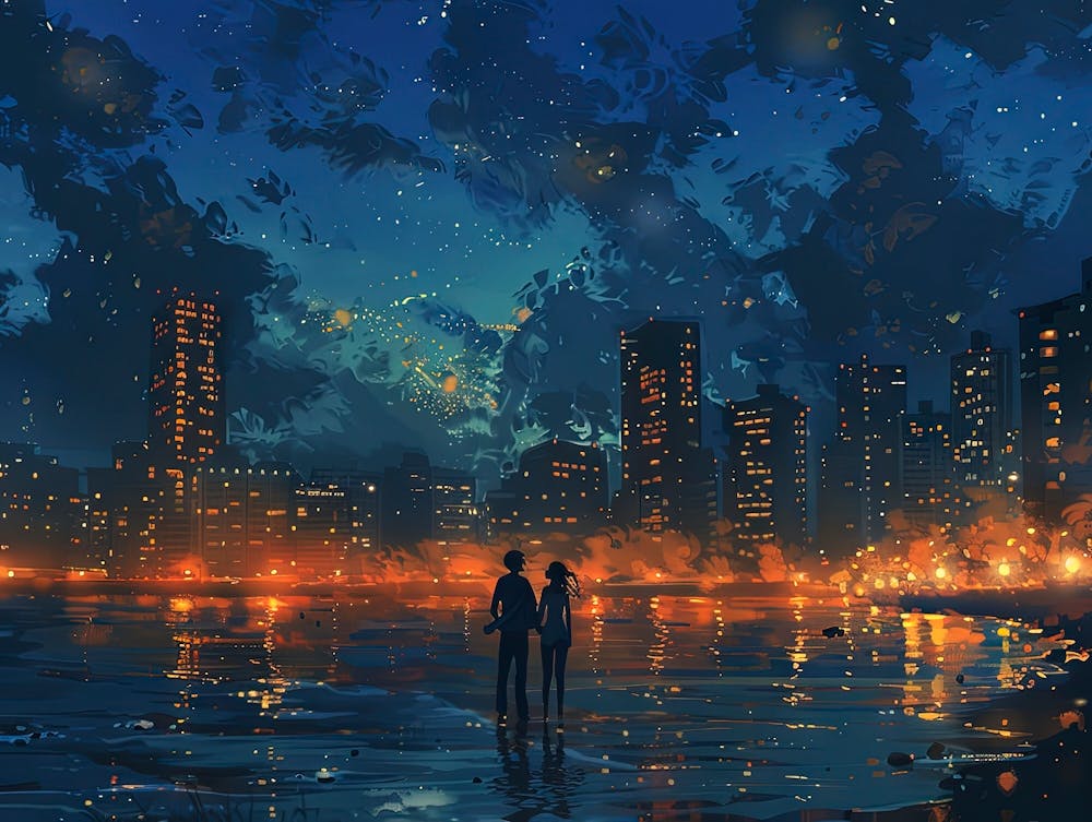 Night City Skyline