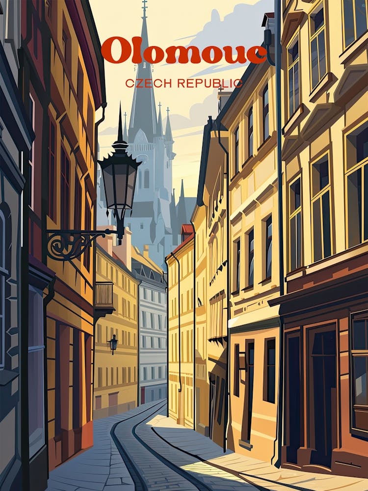 Olomouc Czech Digital Travel Art