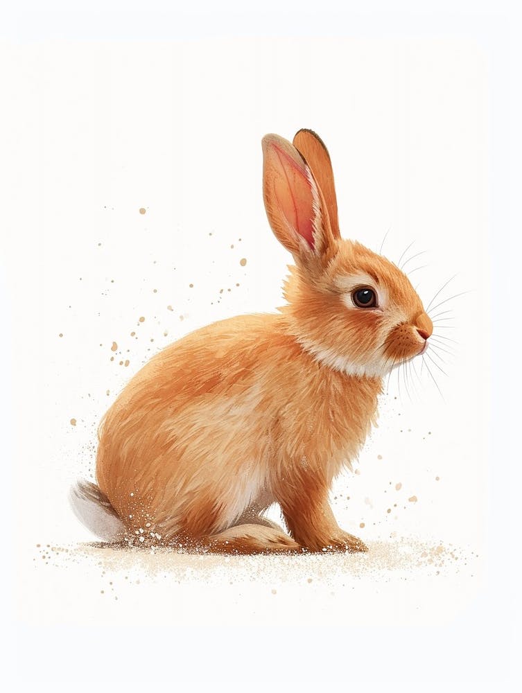 New Zealand Rabbit Nursery Illustration 4
