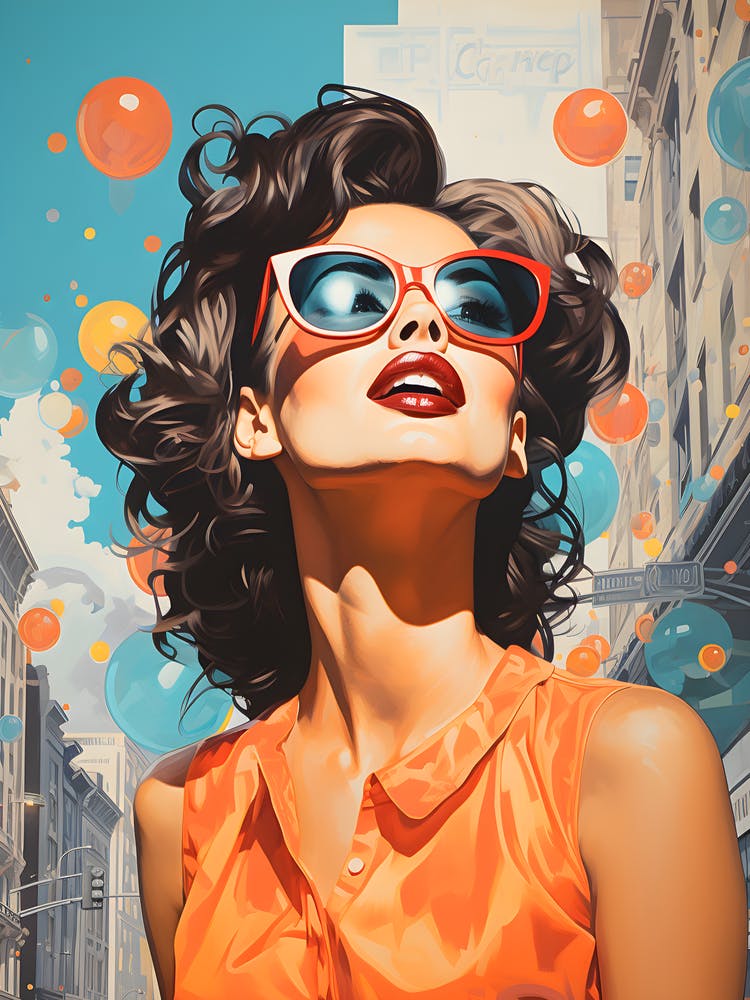 Art et Élégance Femme Pop