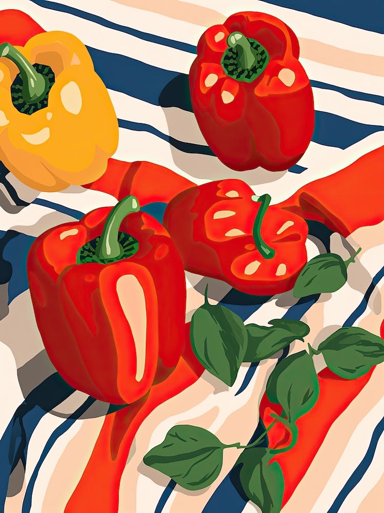 Paprika Sommerillustration 3
