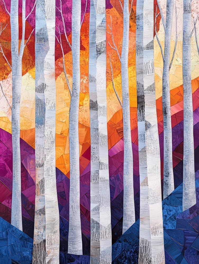 Colorful Trees In The Forest 3