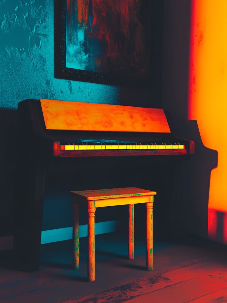 Piano In A Room