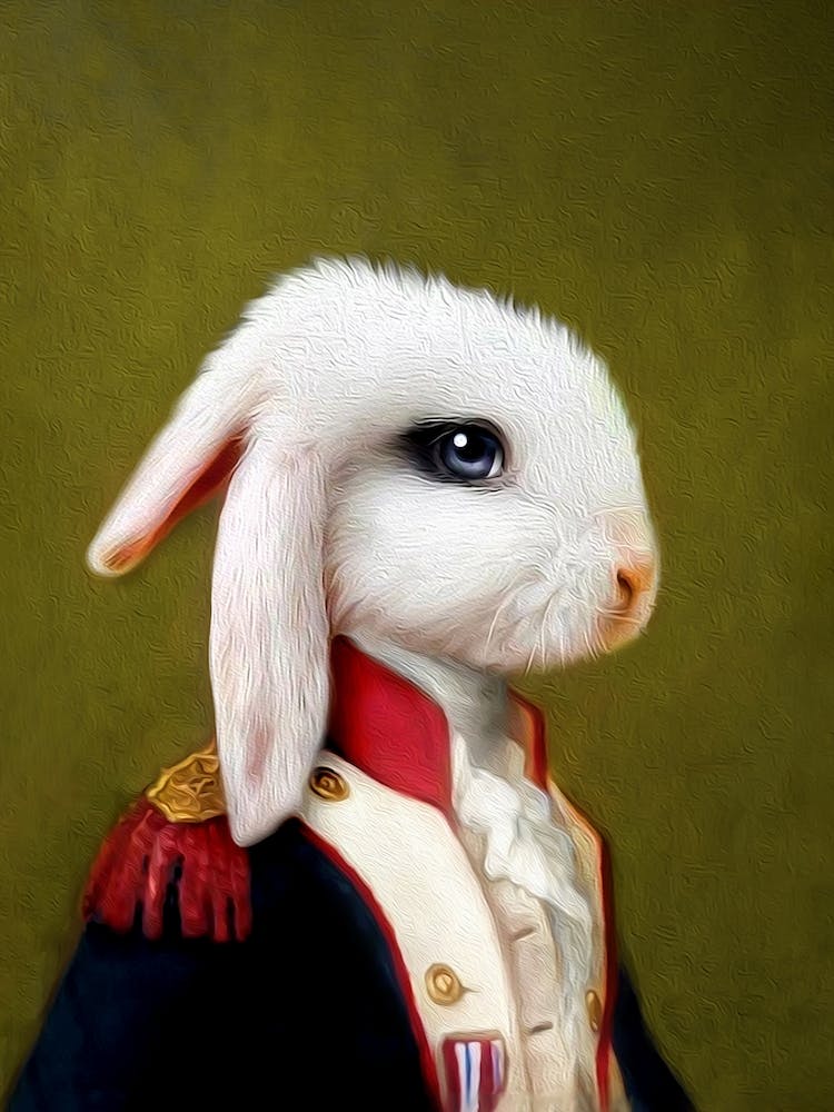 Curious Renaud The Rabbit Pet Portraits