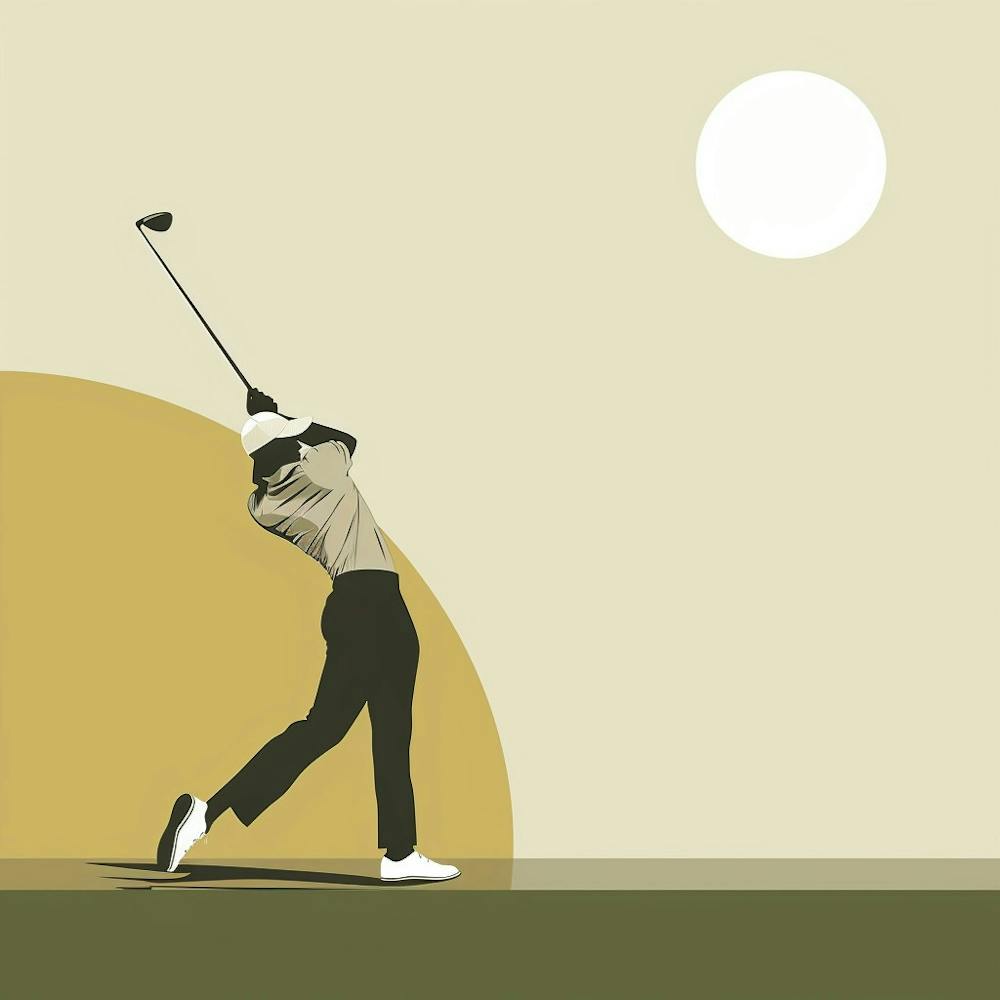 Golfer Swinging 1