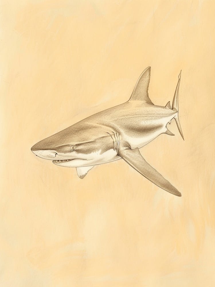 Phoebefy A Pencil Crayon Drawing Of A Shark Centred 1970prese 82322e95 B79c 4eea 8cc5 9250fa76073c 0