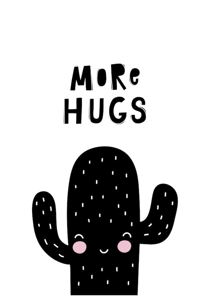 Scandi More Hugs Cactus